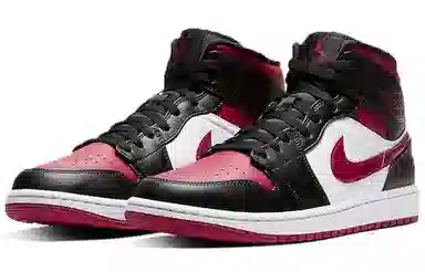Jordan Air Jordan 1 Mid Black Red White
