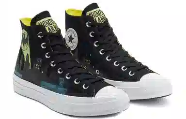 Converse 1970s High Top Black Yellow