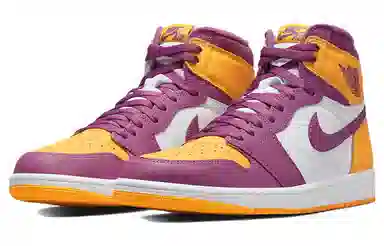 Jordan Air Jordan 1 Retro High OG "University Gold and Light Bordeaux"