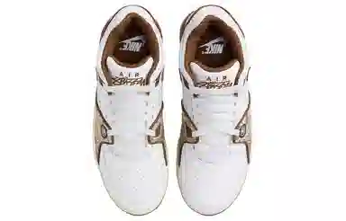 Stussy x Nike Air Flight 89 "White and Pecan"