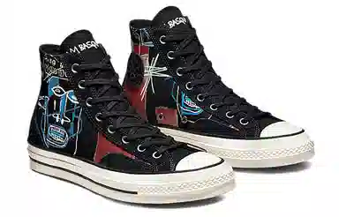 Converse 1970s High Top Black Red Blue
