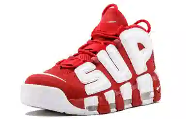 Supreme x Nike Air More Uptempo Red