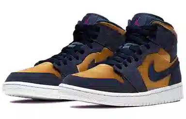 Jordan Air Jordan 1 Mid SE Black Gold