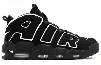 Nike Air More Uptempo Black White