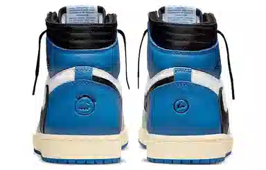 Travis Scott x Air Jordan 1 High Blue White Black