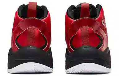 Xtep High-Top Basketball Shoes Red Black