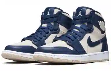 Jordan Air Jordan 1 Retro Premium Midnight Navy Light Cream