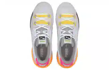 PUMA Clyde Hardwood Retro Fantasy White Orange