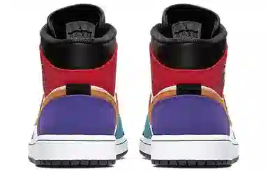 Jordan Air Jordan 1 Mid White Red Multi