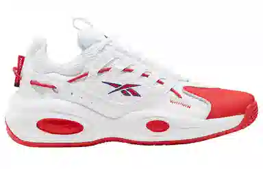 Reebok Solution Mid White Dynamic Red
