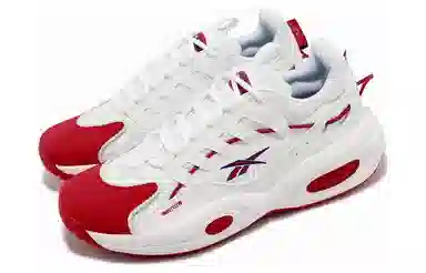 Reebok Solution Mid White Dynamic Red