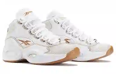Reebok Question Mid White Brown