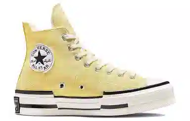 Converse 1970s Chuck Taylor All Star Plus High Top Pale Yellow