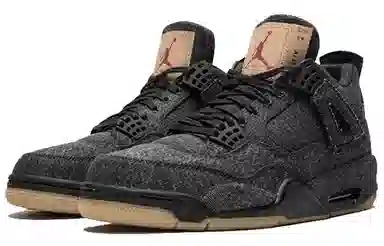 Levi’s x Air Jordan 4 Black
