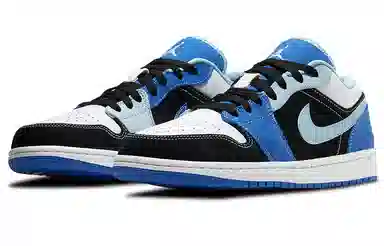 Jordan Low White Blue Black