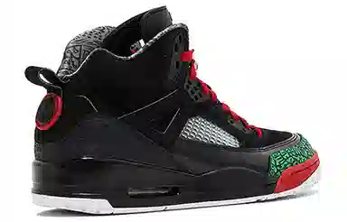 Jordan Spizike Black Varsity Red
