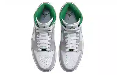 Jordan Air Jordan 1 Mid White Grey Green