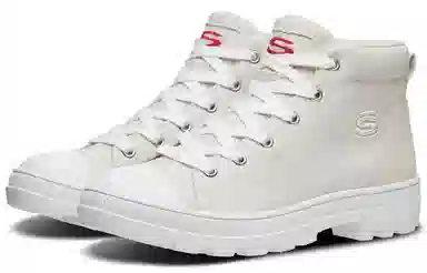 Skechers Roadies High-Top Canvas White