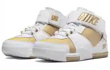 Nike Lebron 2 White Gold