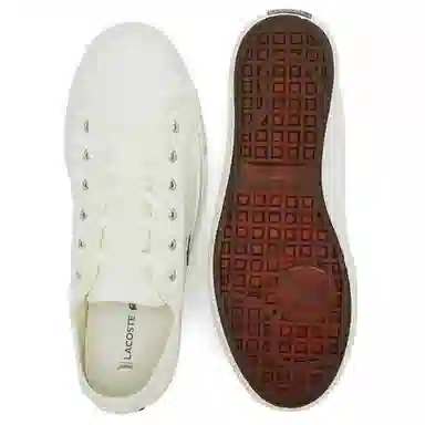 Lacoste Canvas Low-Top Off-White