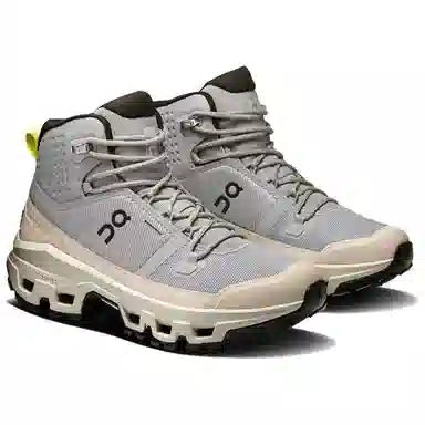 On Cloudrock Mid WP Grey White