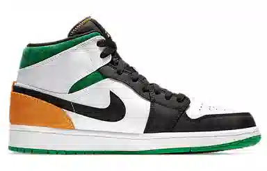 Jordan Air Jordan 1 Mid SE White Green Orange