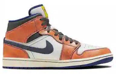 Jordan Air Jordan 1 Mid "Flight" Orange White Black