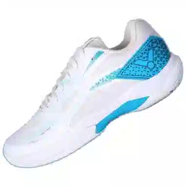 VICTOR Comfort Low-Top Badminton Shoes White Blue