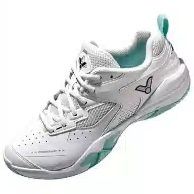 VICTOR Low-Cut Badminton Shoes White Green