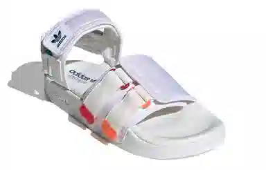 adidas Adilette White Orange