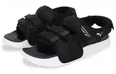 PUMA Leadcat City Sandal Black White