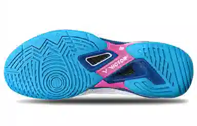 Victor Low-Cut Badminton Shoes White Blue