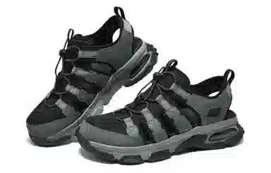 Skechers Outdoor Mens Sandals Grey Black