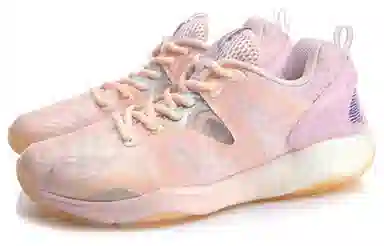 LiNing Lightweight Breathable Badminton Shoes Women Fluorescent Orange Pink