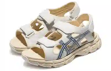 Asics Sandals White Blue