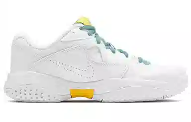 Nike Court Lite 2 White Green Yellow Women's