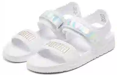 Puma Softride Sandal IRI White Silver