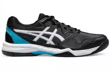 Asics Tennis Shoes Black Blue