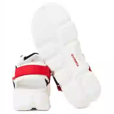 探路者 户外防滑透气涉水 沙滩凉鞋 女款 白红蓝