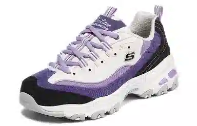 Skechers D'LITES 1.0 White Purple