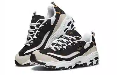 Skechers D'LITES 1.0 Black Gold