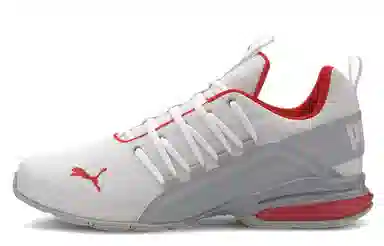 PUMA Axelion Block White Red