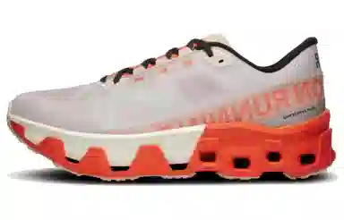 On Cloudmonster White Orange