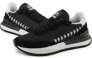 Kappa Retro Low Black White
