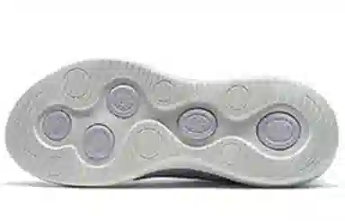 特步 柔立方 织物 减震透气轻便耐磨防滑 低帮 跑步鞋 女款 淡紫色