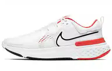 Nike React Miler 2 White Red Black