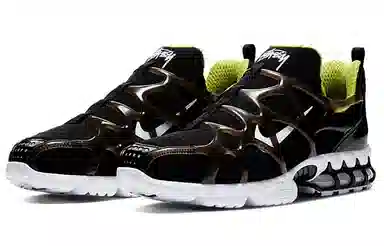 Stussy x Nike Zoom Spiridon KK Black Yellow
