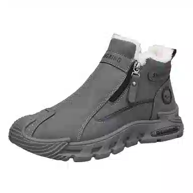 Double Star Outdoor Boots Thick Sole Gray