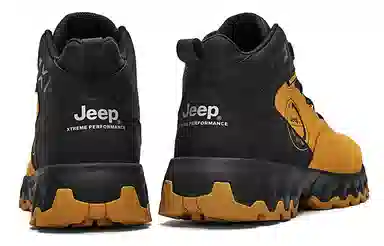 Jeep Outdoor Boots Black Yellow