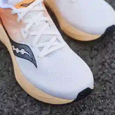 Saucony Tide 2 White Orange Black